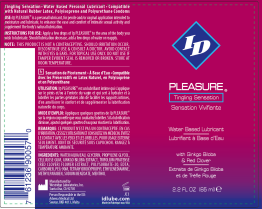 ID Pleasure 2.2 Fl Oz by ID - Lubricants from LoveMart Co.