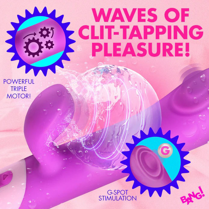 Clit Tapping Pulsing Rabbit by XR Brands from LoveMart Co.