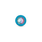 Gemma Clear Iridescent Gem Silicone Plug - L by Viben from LoveMart Co.