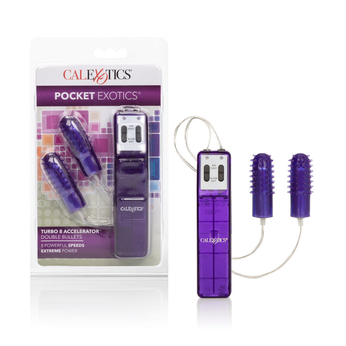 Turbo 8 Accelerator Double Bullets by CalExotics from LoveMart Co.