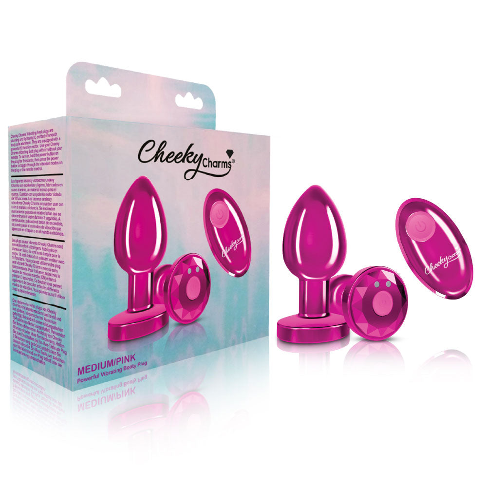 Vibrating Metal Remote Plug - Medium by Viben from LoveMart Co.