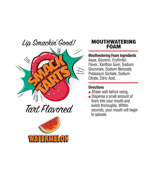 Smack Tarts Mouthwatering Foam 2.7oz - Sour Watermelon by Little Genie from LoveMart Co.