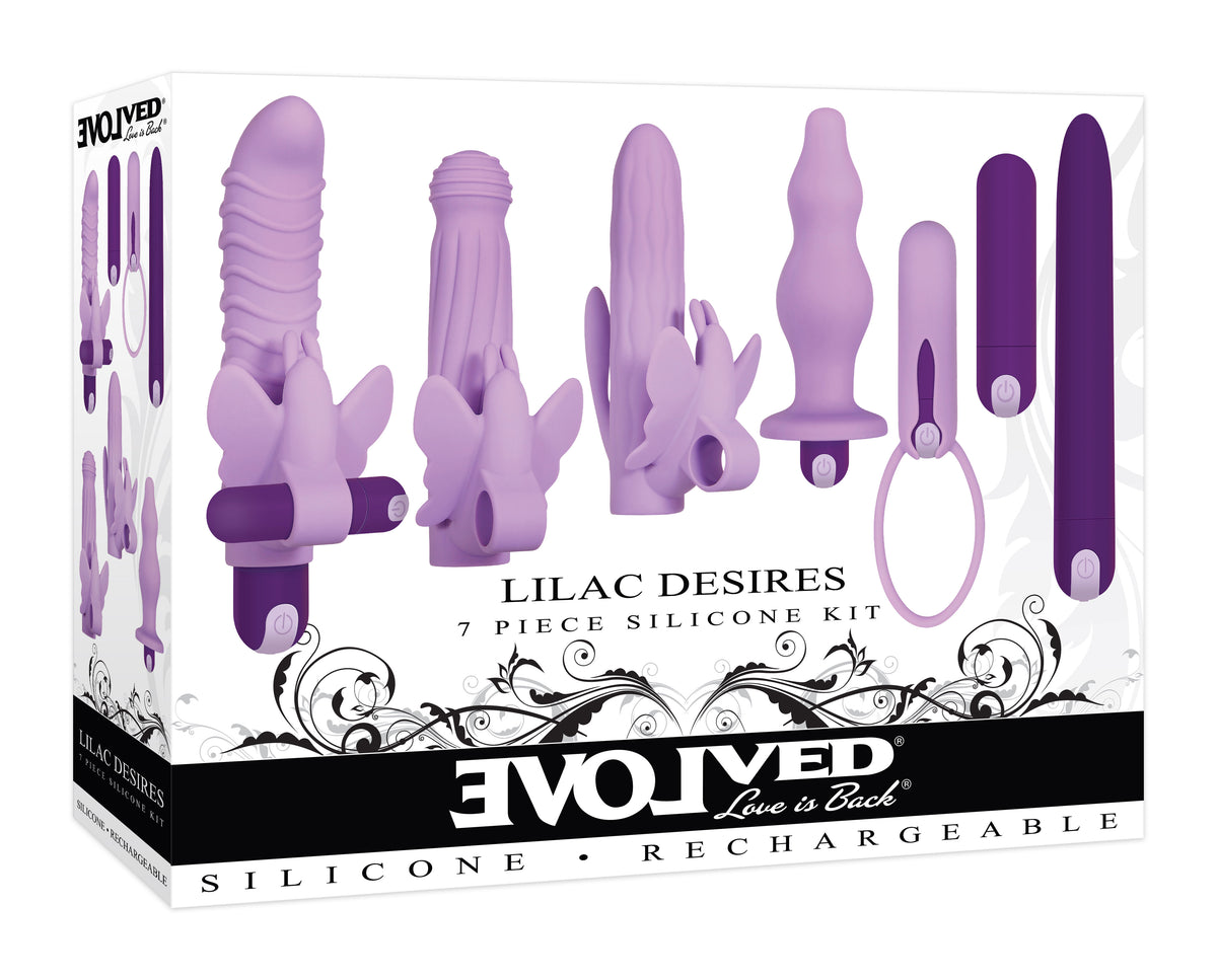 Desires - 7 Piece Silicone Set by Evolved Novelties from LoveMart Co.