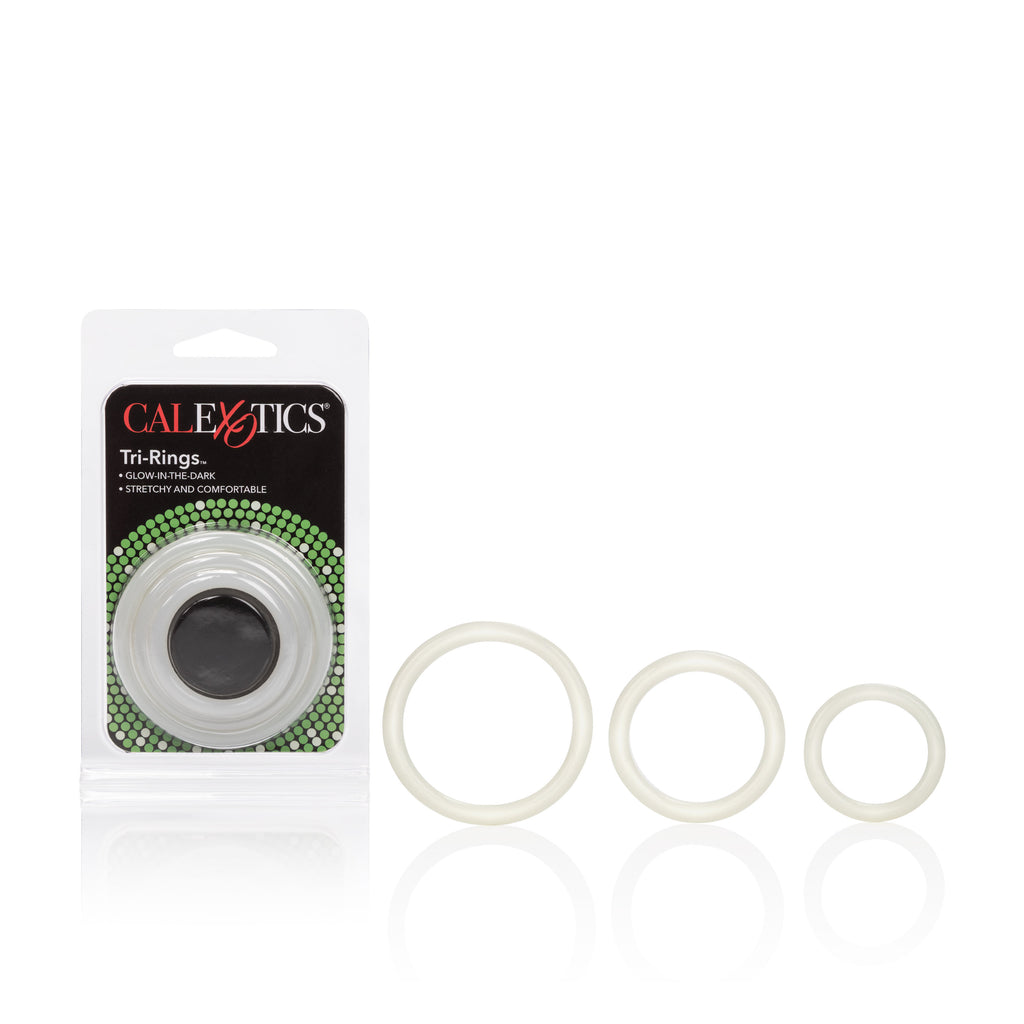 Tri-Rings Glow-in-the Dark by CalExotics from LoveMart Co.
