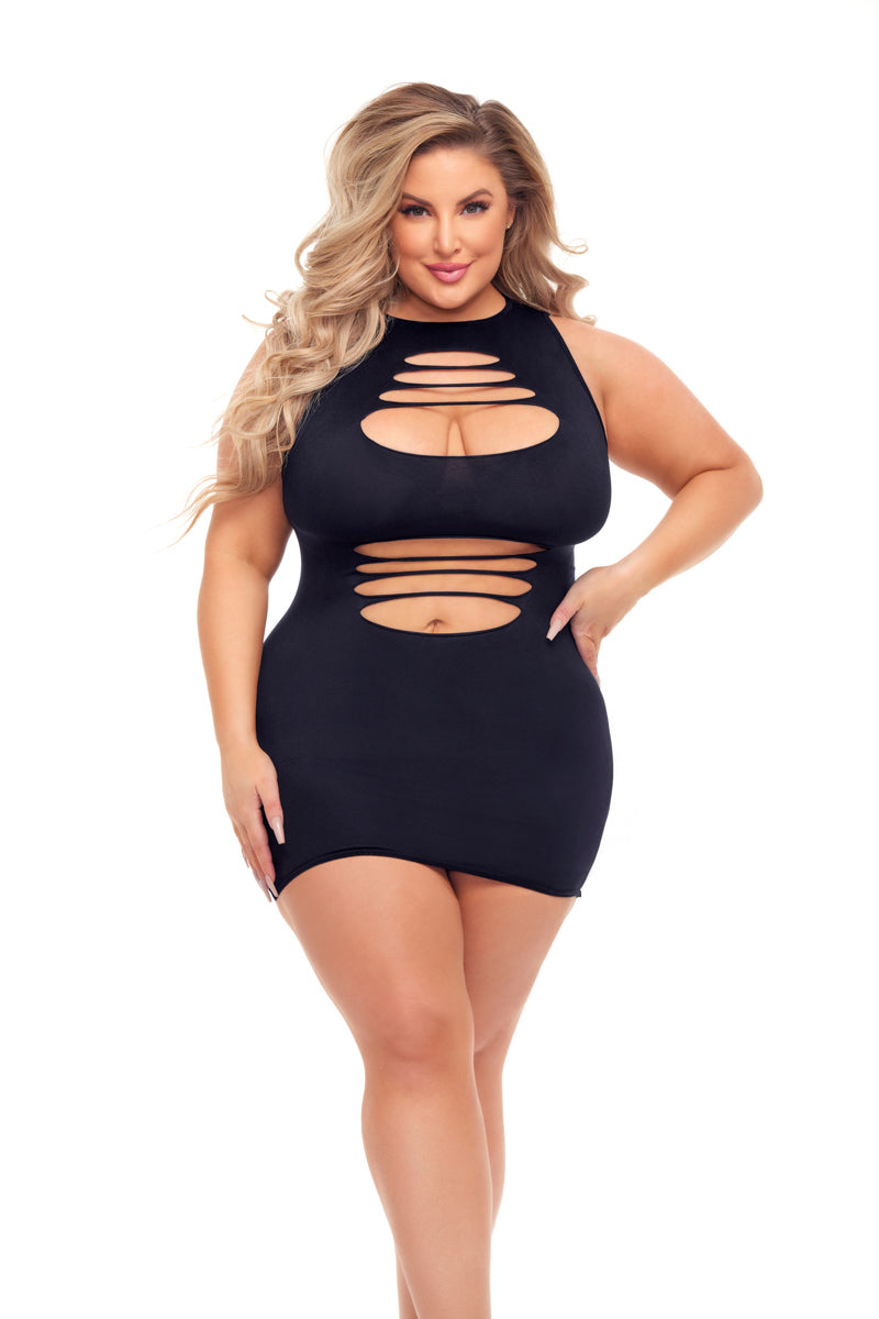 Can't Commit Dress - Queen Size by Pink Lipstick from LoveMart Co.