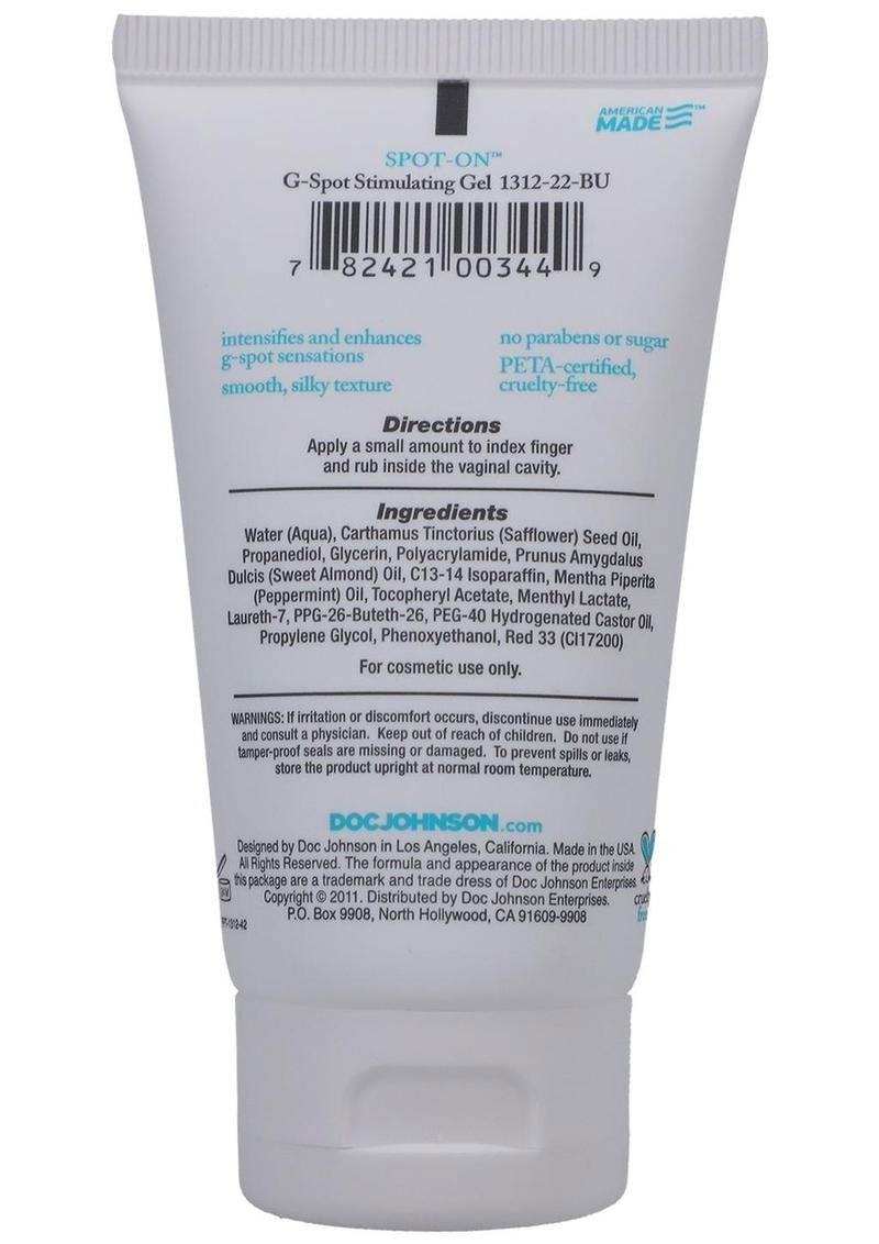 Spot on G Spot Stimulating Gel for Women 2 Oz by Doc Johnson from LoveMart Co.