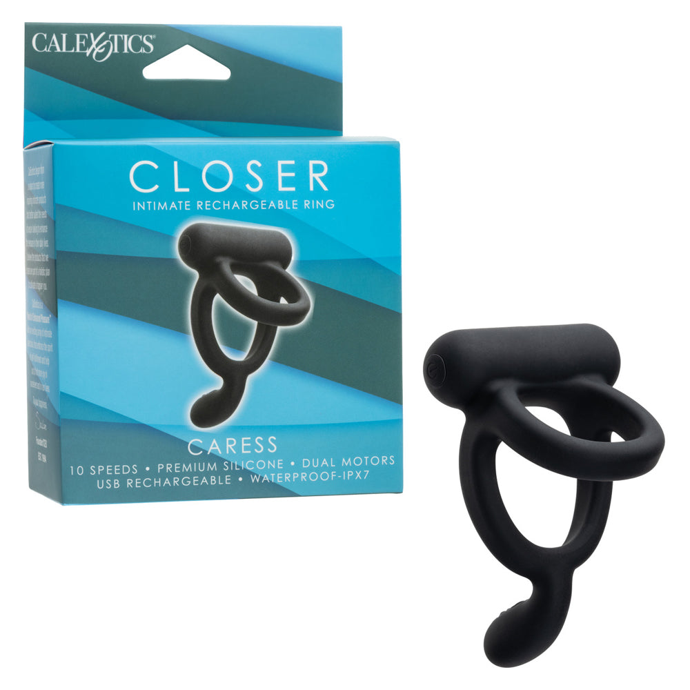 Closer Intimate Rechargeable Ring Caress by CalExotics from LoveMart Co.