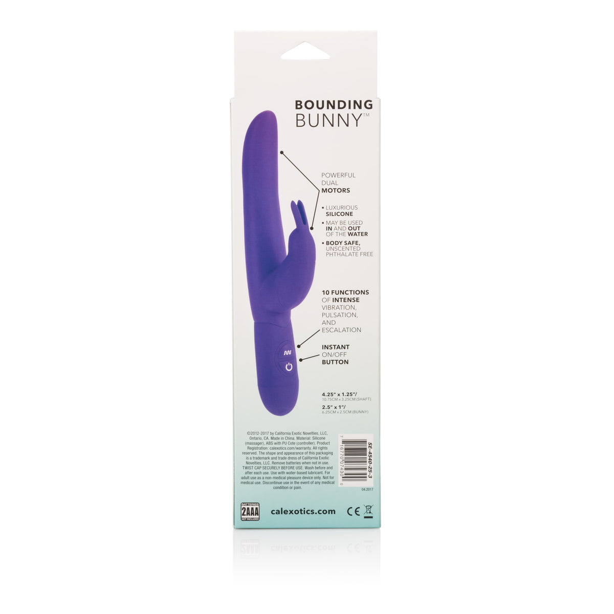 Posh 10-Function Silicone Bounding Bunny by CalExotics from LoveMart Co.