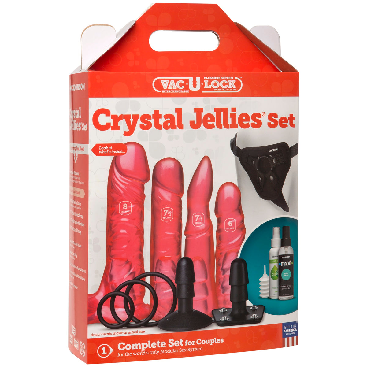 Vac-U-Lock - Crystal Jellies Set by Doc Johnson from LoveMart Co.