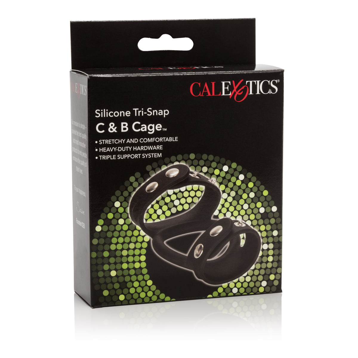 Silicone Tri-Snap C & B Cage by CalExotics from LoveMart Co.