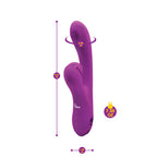 Zazzle Clitoral Suction/thumping Rabbit - Berry by Viben from LoveMart Co.