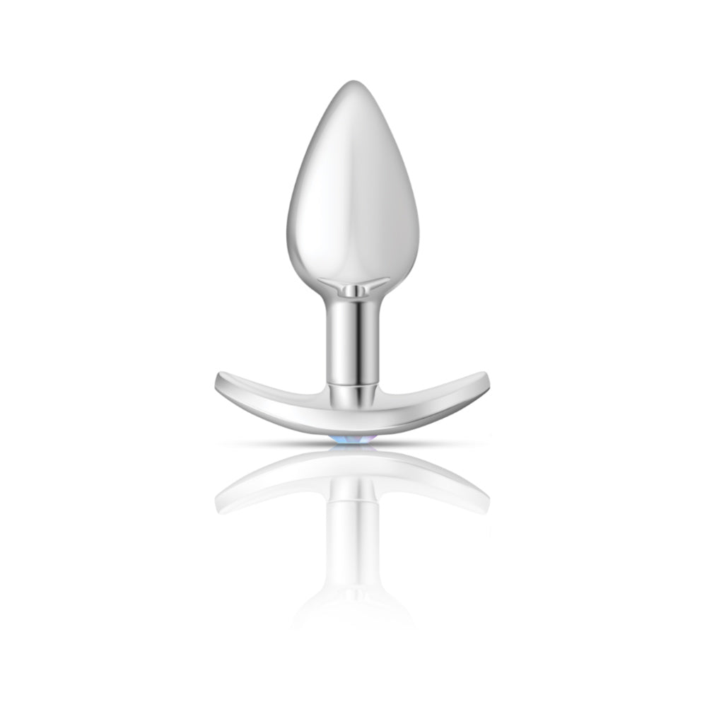 Silver Anchor Buttplug Kit - Clear Iridescent/ by Viben from LoveMart Co.