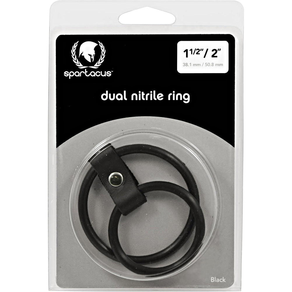 Nitrile Dual Cock Ring by Spartacus from LoveMart Co.