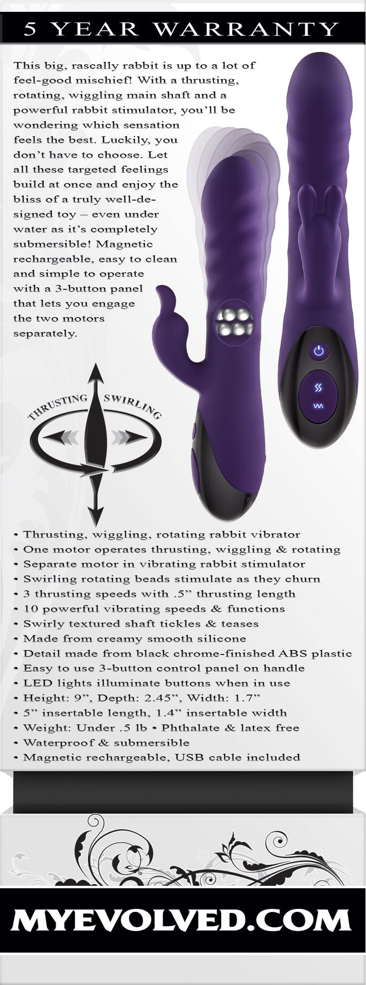 Rascally Rabbit by Evolved Novelties from LoveMart Co.