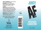 Juicy Af Water Based Lubricant 2 Oz by Little Genie from LoveMart Co.