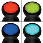 7x Light Up Rechargeable Anal Plug - Small by XR Brands from LoveMart Co.