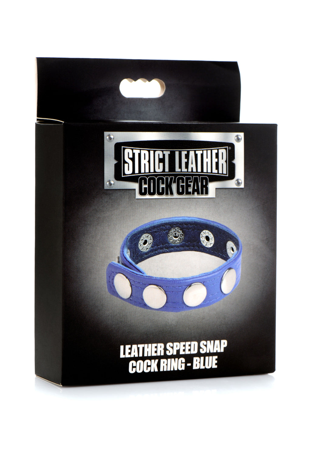 Cock Gear Leather Speed Snap Cock Ring by XR Brands from LoveMart Co.