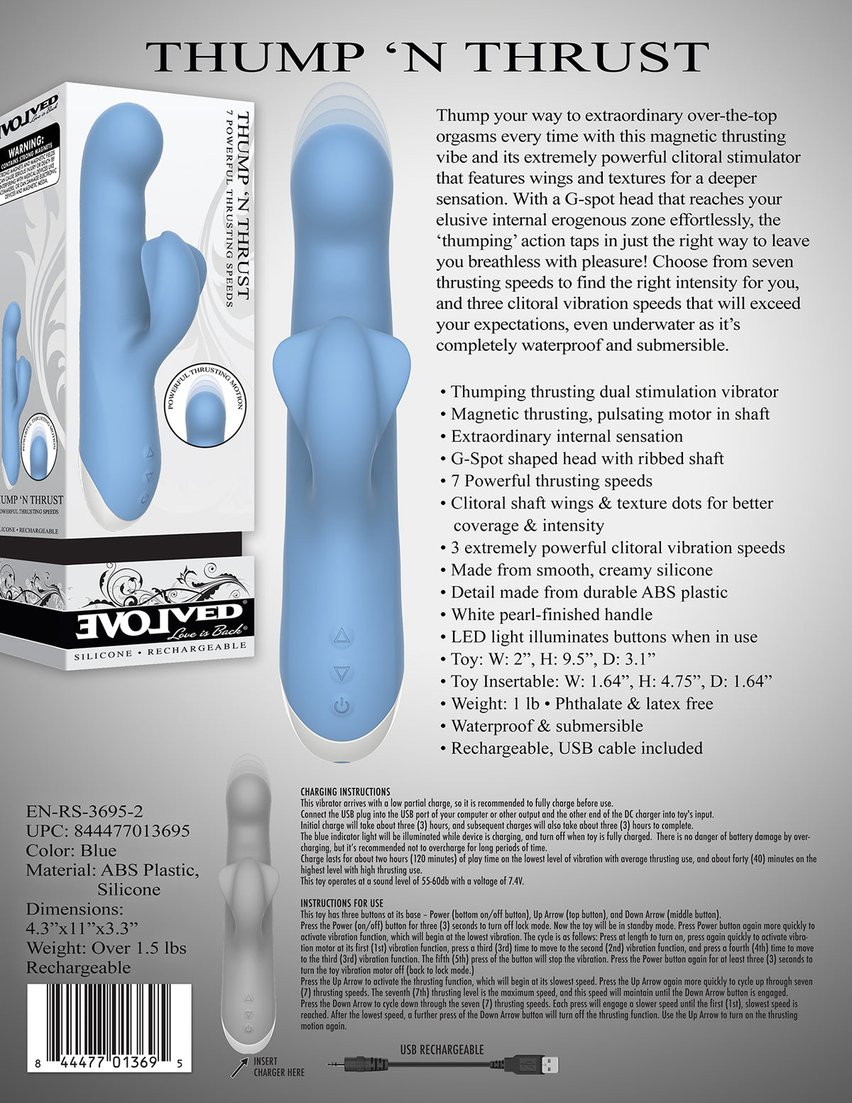 Thump N Thrust by Evolved Novelties from LoveMart Co.