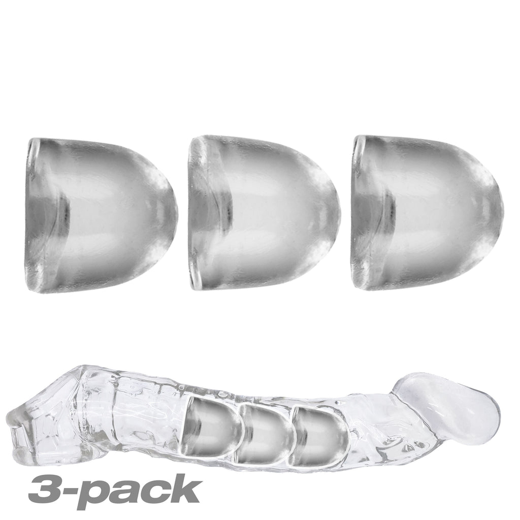 Cocksheath Adjustfit 3 Pack Bullet Inserts by Oxballs from LoveMart Co.