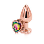 Rear Assets - Rose Gold Heart - Medium - Rainbow by nsnovelties from LoveMart Co.