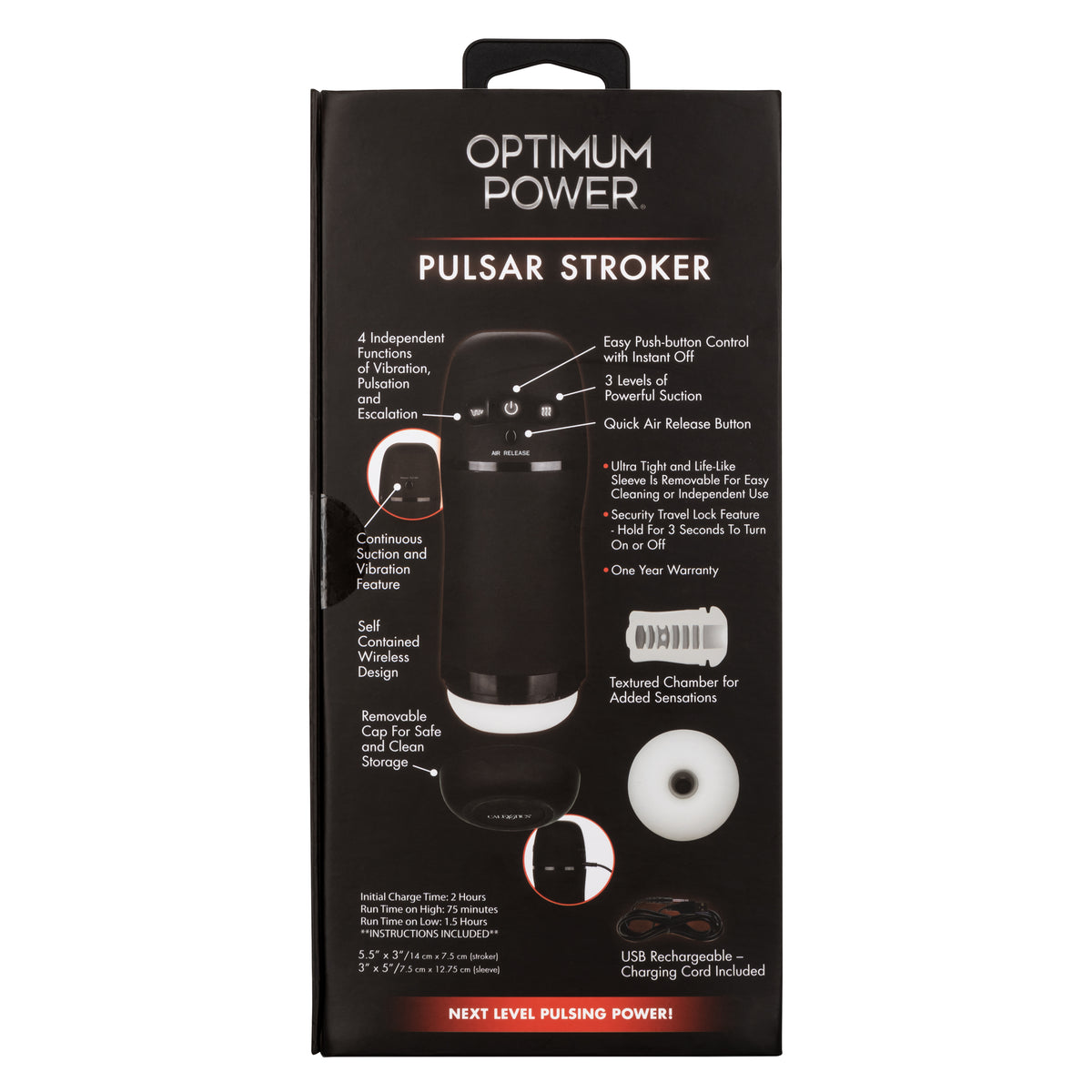 Optimum Power Pulsar Stroker by CalExotics from LoveMart Co.