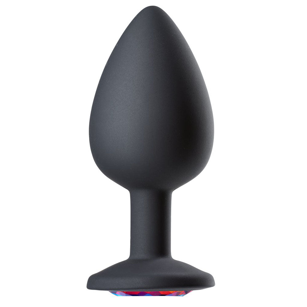 Cloud 9 Novelties Gems Jeweled Silicone Anal Plug - Large by Cloud 9 Novelties from LoveMart Co.