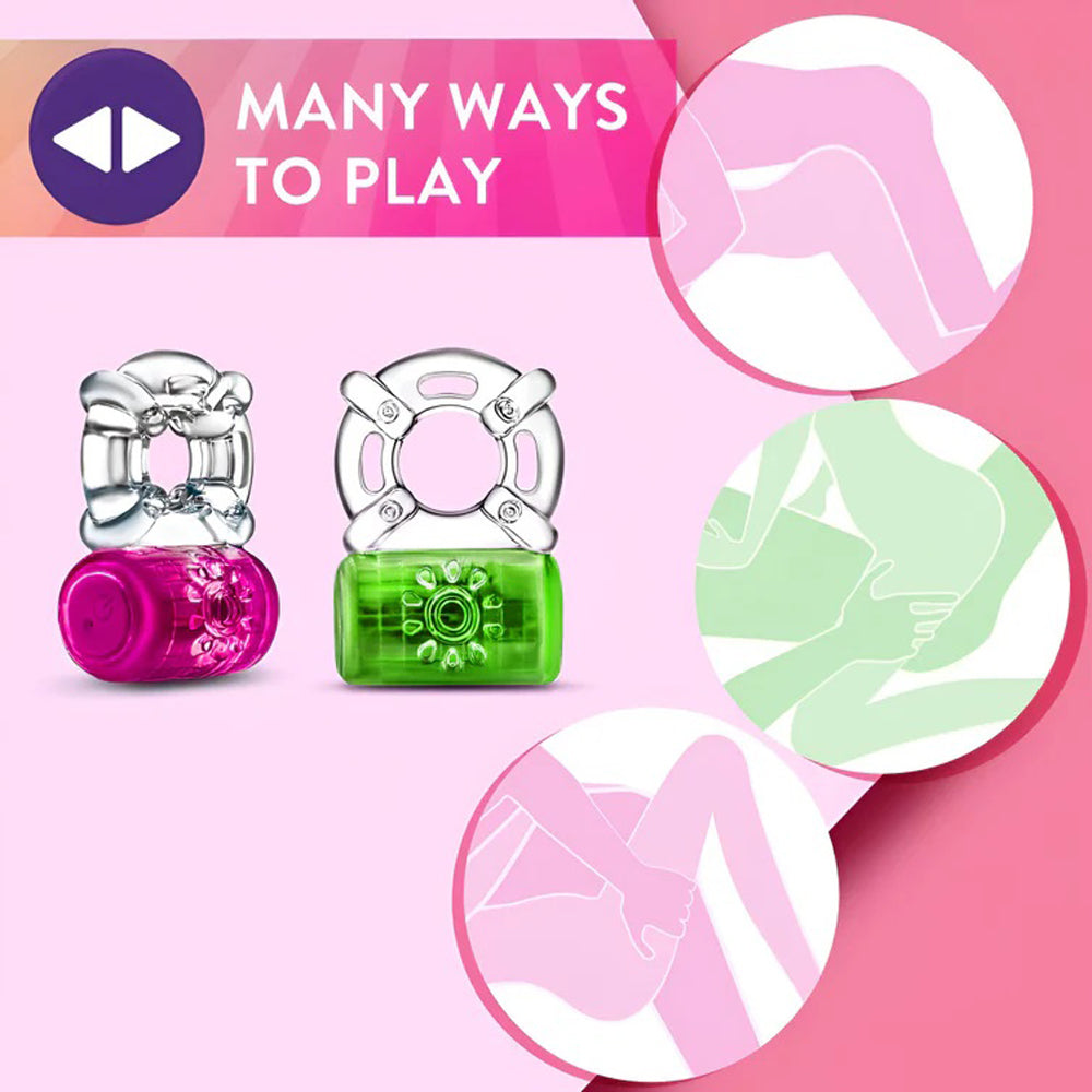 Play With Me Pleaser Rechargeable C-Ring by Blush from LoveMart Co.