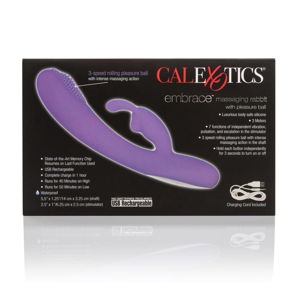 Embrace Massaging Rabbit by CalExotics from LoveMart Co.