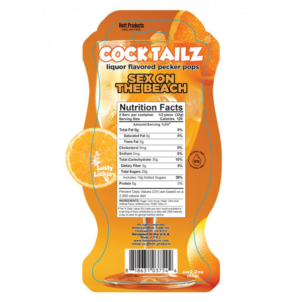 Cocktailz Sex on the Beach Pecker Pop by Hott Products from LoveMart Co.