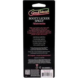 Goodhead Booty Licker Spray Watermelon 1 Fl by Doc Johnson from LoveMart Co.