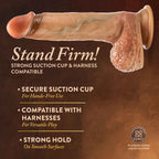 Renaissance Raphael 9.5" Sliding Foreskin Dildo With Squeezable Balls by Blush from LoveMart Co.