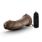 Dr. Skin Dr. Joe 8 Inch Vibrating Cock With Suction Cup Chocolate by Blush from LoveMart Co.