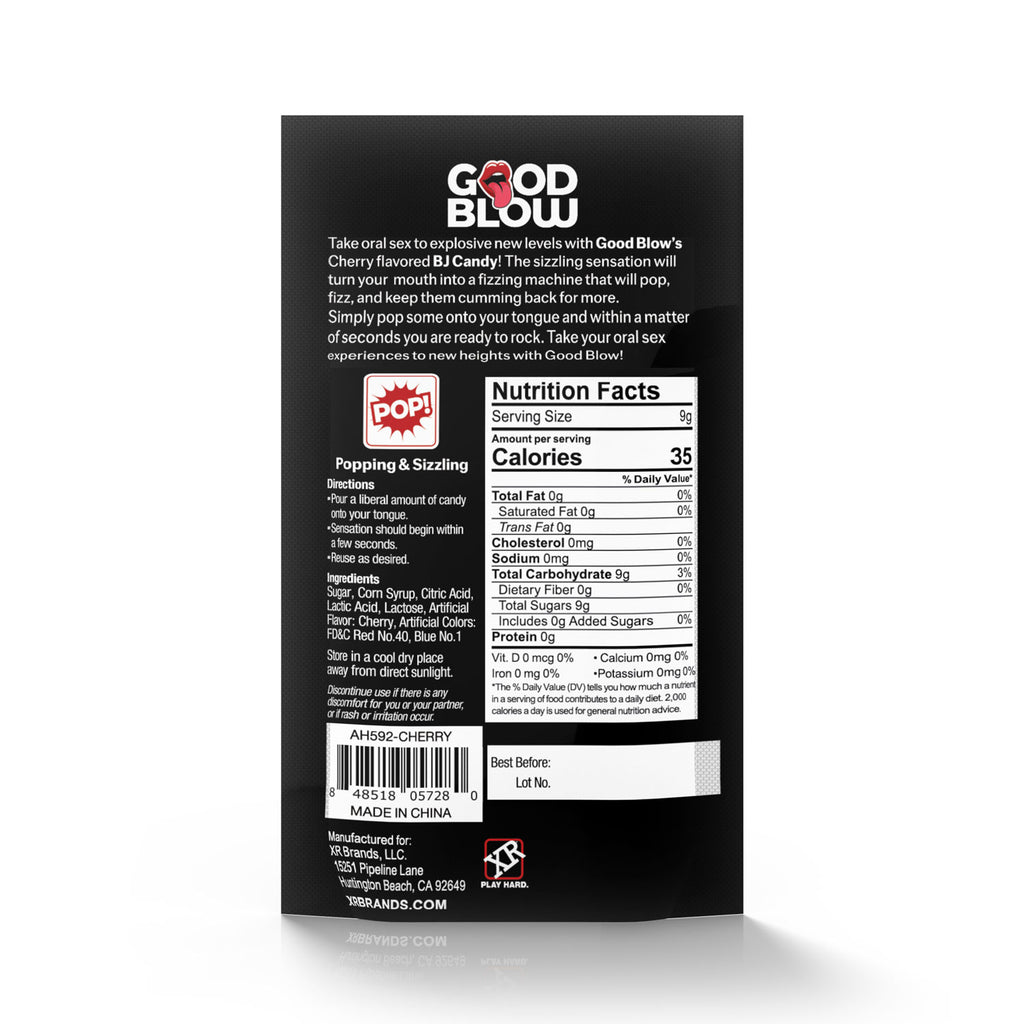 Candy Popping Oral Sex Candy - Cherry by XR Brands from LoveMart Co.