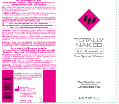 Totally Naked Water Based Lubricant 4.4 Oz by ID - Lubricants from LoveMart Co.