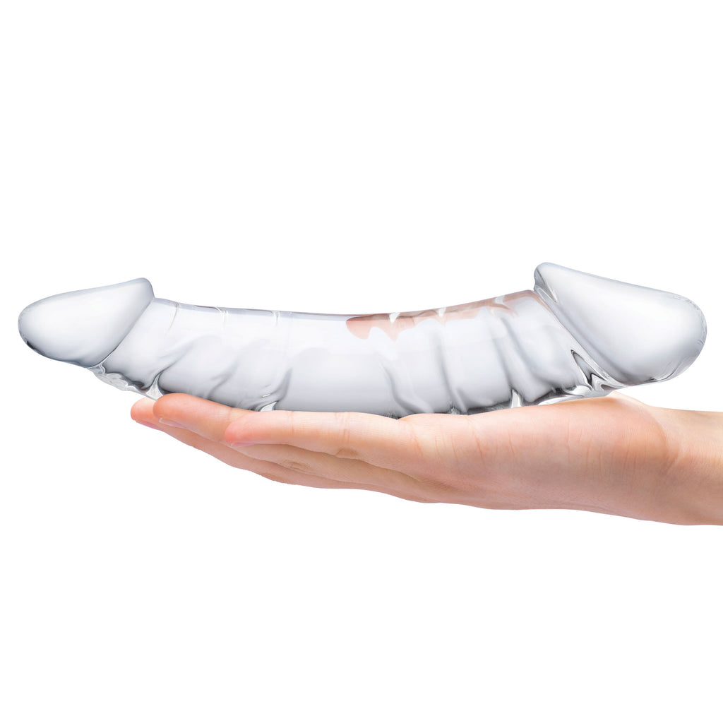 10.5 Inch Girthy Realistic Glass Double Dong by Last Lixxx from LoveMart Co.