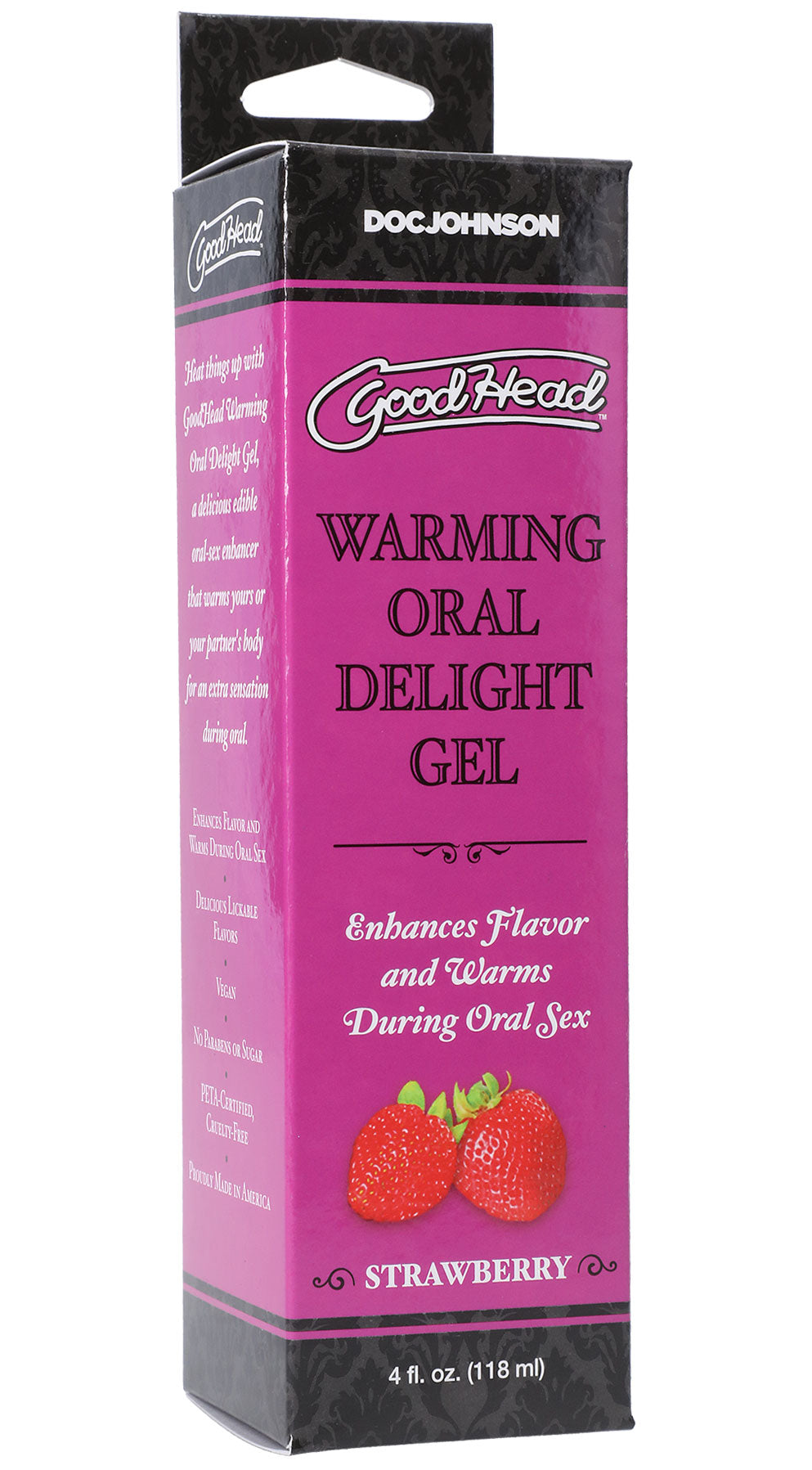Goodhead - Warming Oral Delight Gel - Strawberry - 4 Fl. Oz. by Doc Johnson from LoveMart Co.