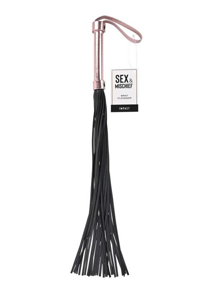 Brat Flogger - / Rose Gold by Sportsheets from LoveMart Co.