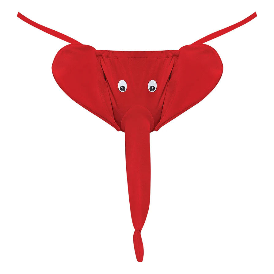 Squeaker Elephant G-String - One Size by Male Power from LoveMart Co.