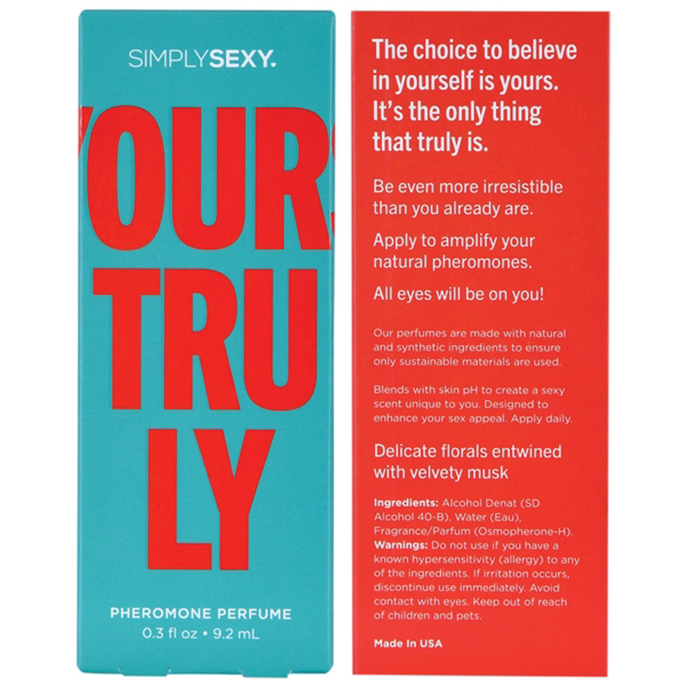 Simply Sexy Pheromone Perfume Yours Truly 0.3 Oz by Classic Brands from LoveMart Co.