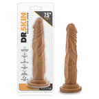 Dr. Skin - Realistic Cock - Basic 7.5 - Mocha by Blush from LoveMart Co.