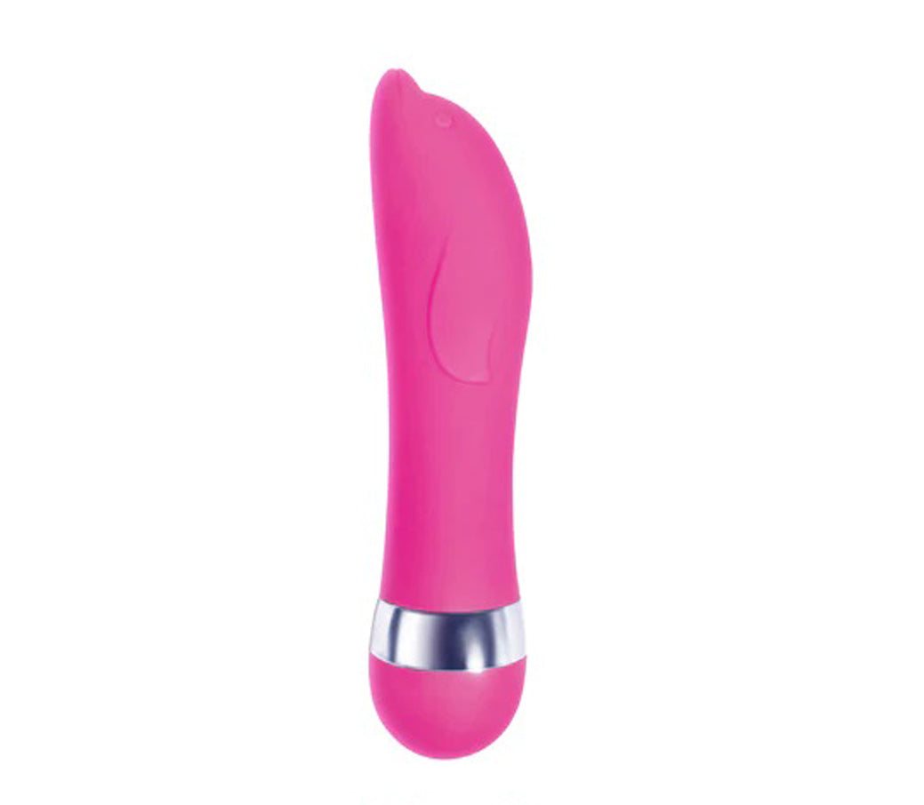 Pinkies Silicoat Mini-Vibe Dolphy by Icon Brands from LoveMart Co.