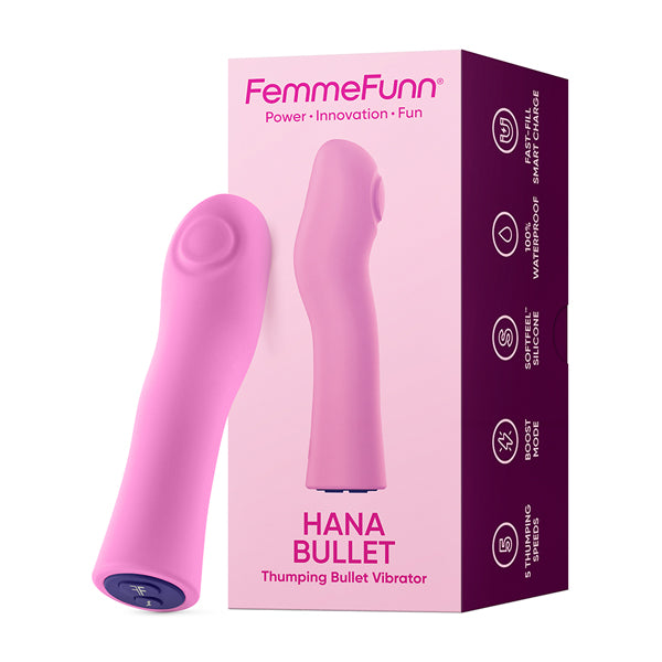 Hana Bullet Thumping Vibrator by Femme Funn from LoveMart Co.