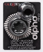 Alpha Liquid Silicone Dual Support Magnum Ring by CalExotics from LoveMart Co.