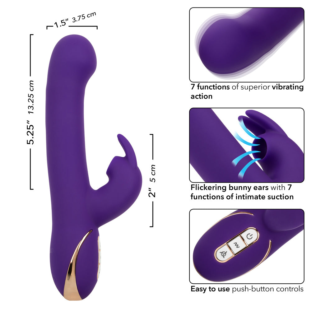 Jack Rabbit Signature Silicone Suction Rabbit by CalExotics from LoveMart Co.