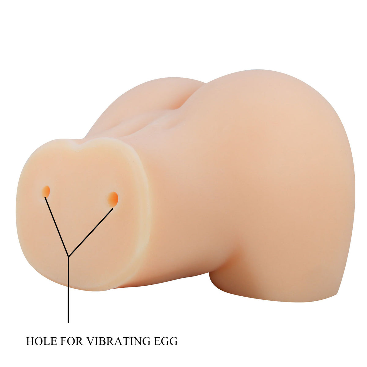 Mila Realistic Vagina and Ass Vibrator - Light by Pretty Love from LoveMart Co.