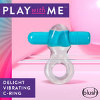 Play With Me Delight Vibrating C-Ring by Blush from LoveMart Co.