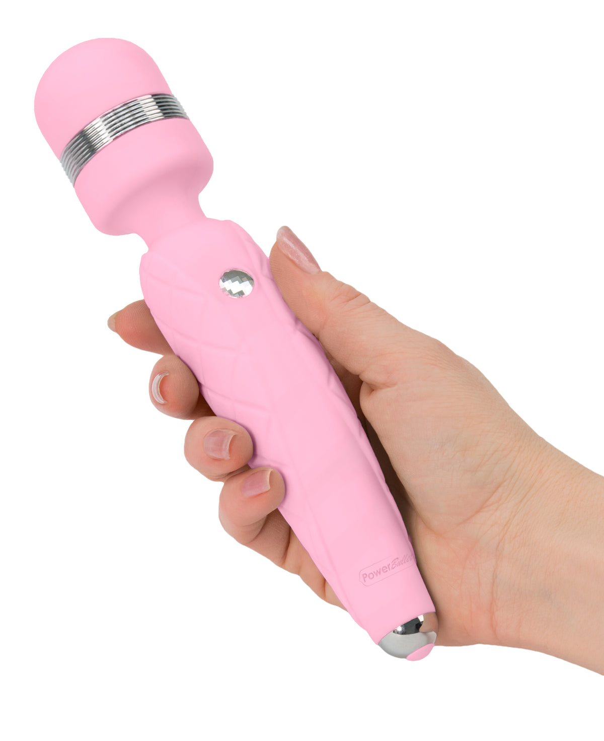 Pillow Talk Cheeky Wand With Swarovski Crystal by BMS Factory from LoveMart Co.