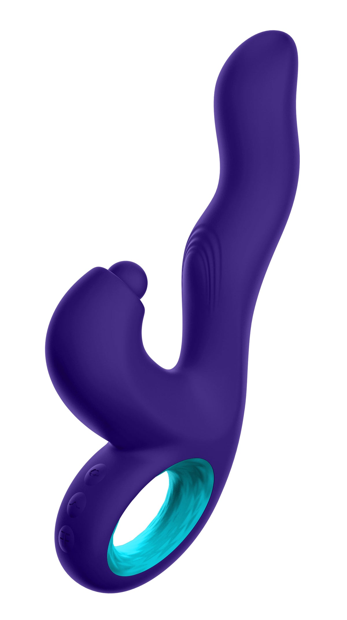 Klio Triple Action Thumping Rabbit Vibrator - Dark by Femme Funn from LoveMart Co.