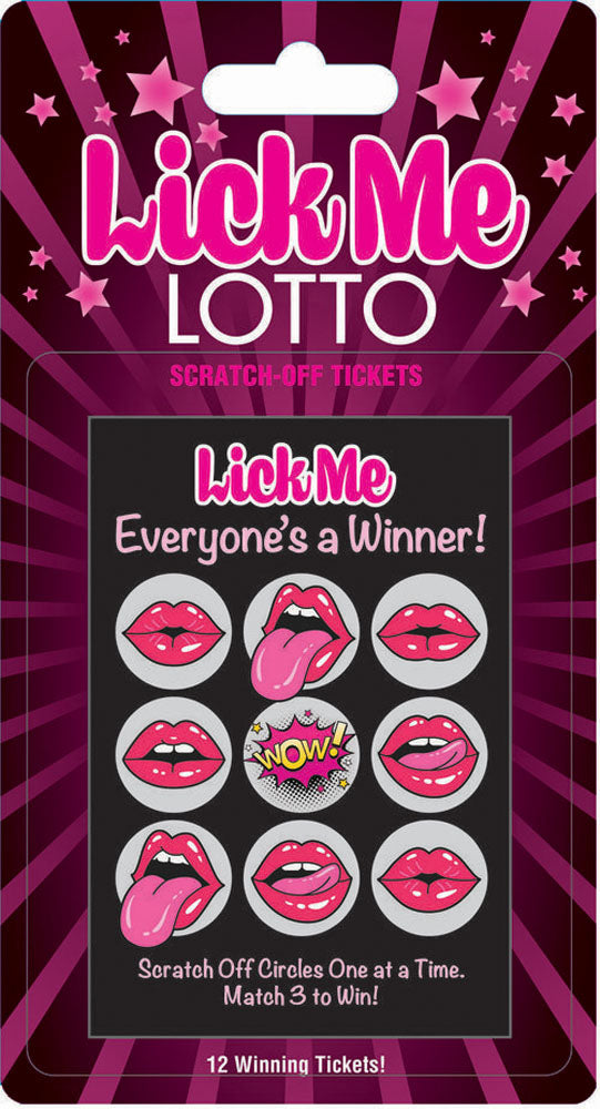 Lick Me Lotto 12 Winning Tickets! by Little Genie from LoveMart Co.