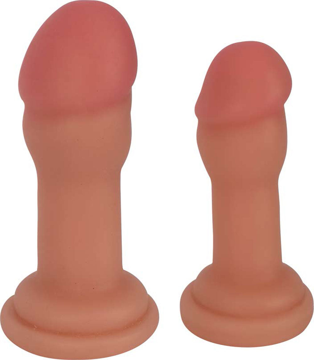 Jock Anal Plug Duo - Vanilla by Curve Toys from LoveMart Co.